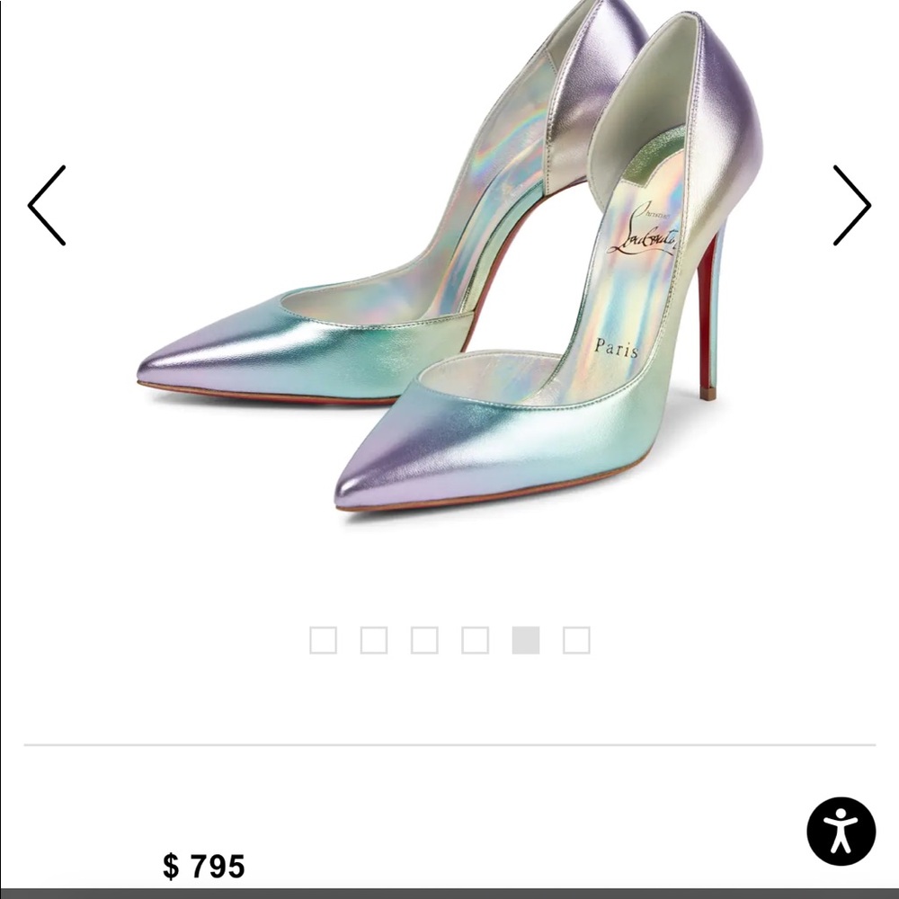 CHRISTIAN LOUBOUTIN Iriza 100 leather pumps 38.5 - SOLD OUT - Picture 2 of 9